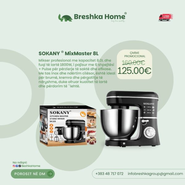 SOKANY Mixermaster 8L